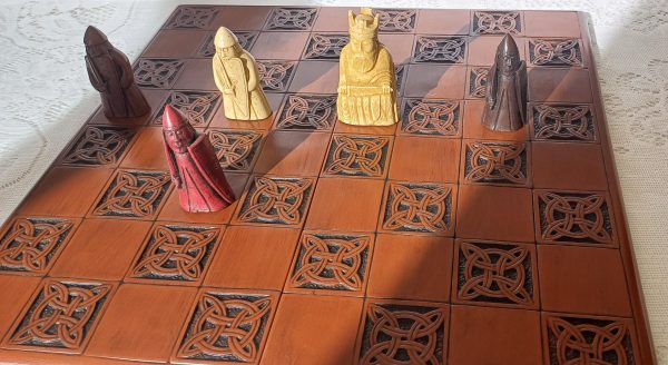 Dark Decorative Foldup Chess Board 2" Squares - Image 24