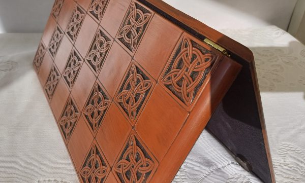 Dark Decorative Foldup Chess Board 2" Squares - Image 7