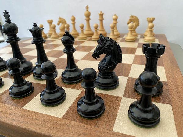 The Armour Chess Set in Ebony