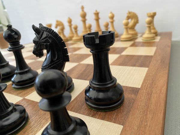 The Armour Chess Set in Ebony - Image 9