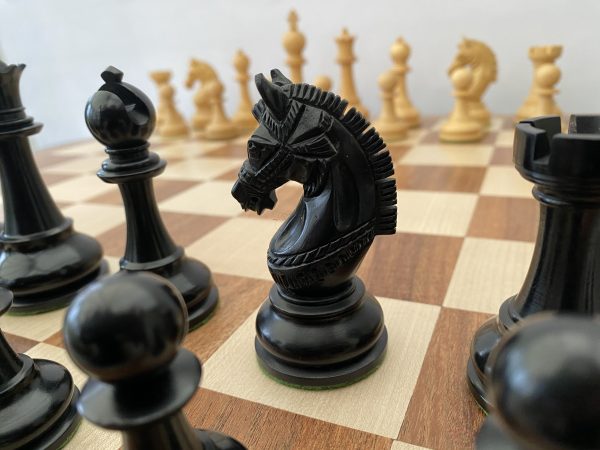 The Armour Chess Set in Ebony - Image 11