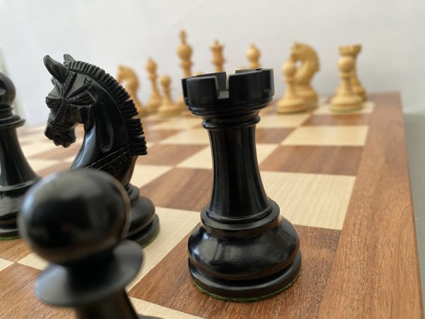 The Armour Chess Set in Ebony - Image 4