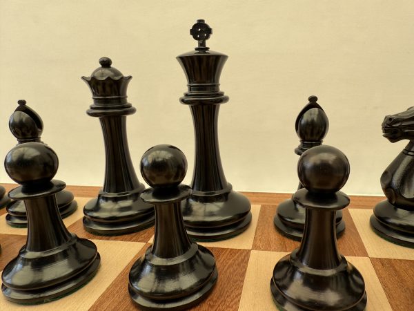 The Tuscany - Ebony and Antique Style Chess Set - Image 11