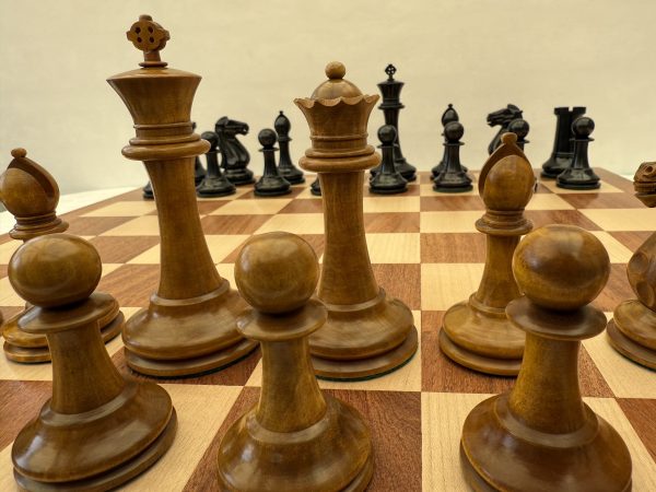 The Tuscany - Ebony and Antique Style Chess Set - Image 14