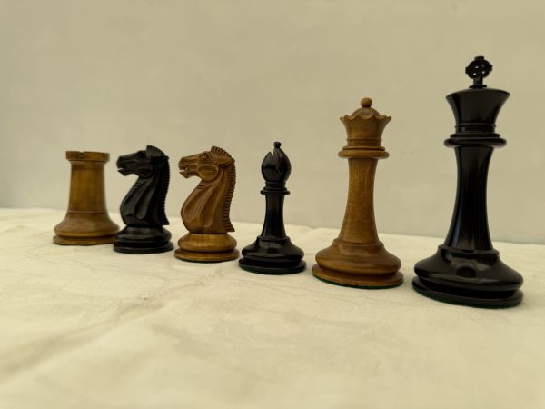 The Tuscany - Ebony and Antique Style Chess Set - Image 20