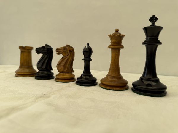 The Tuscany - Ebony and Antique Style Chess Set - Image 21