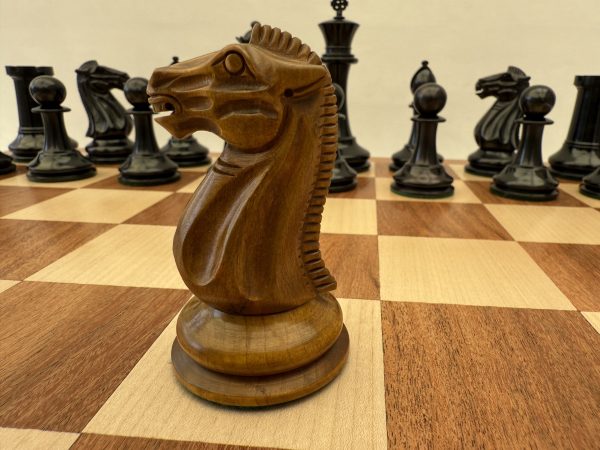 The Tuscany - Ebony and Antique Style Chess Set - Image 5