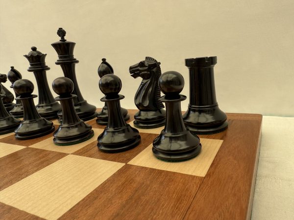 The Vanstone - Ebony Chess Set - Image 11