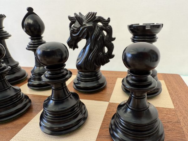 The Vanstone - Ebony Chess Set - Image 7