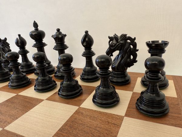 The Vanstone - Ebony Chess Set - Image 12