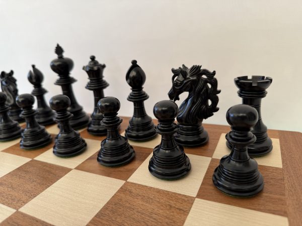 The Vanstone - Ebony Chess Set - Image 5