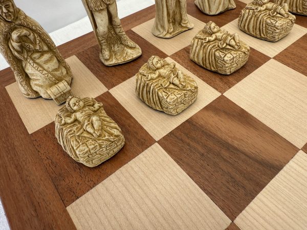 Nativity Chess Pieces – Biblical Chess Set with Joseph, Mary, and Jesus - Image 7
