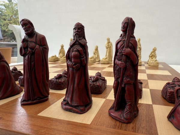 Nativity Chess Pieces – Biblical Chess Set with Joseph, Mary, and Jesus - Image 8