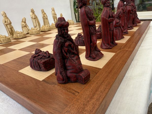 Nativity Chess Pieces – Biblical Chess Set with Joseph, Mary, and Jesus - Image 4
