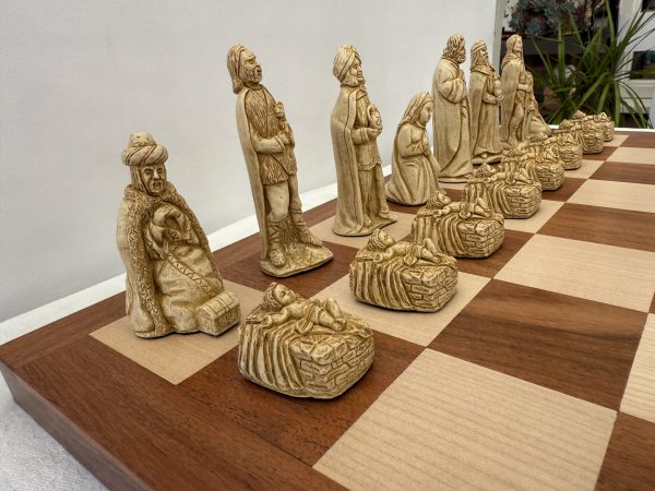 Nativity Chess Pieces – Biblical Chess Set with Joseph, Mary, and Jesus - Image 5