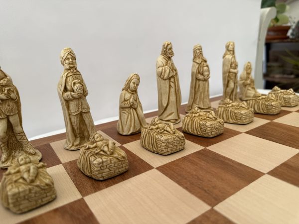Nativity Chess Pieces – Biblical Chess Set with Joseph, Mary, and Jesus - Image 6